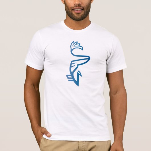 Vanwizle Blue Berd T-shirt (Voorkant)
