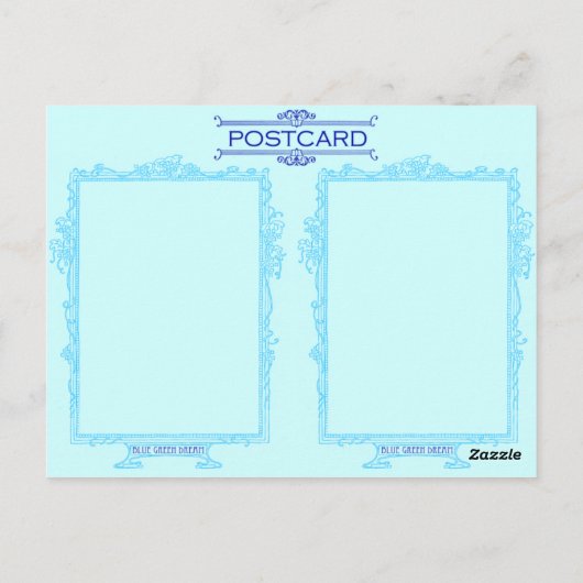 Vanya - Blue Green Dream Briefkaart (Achterkant)