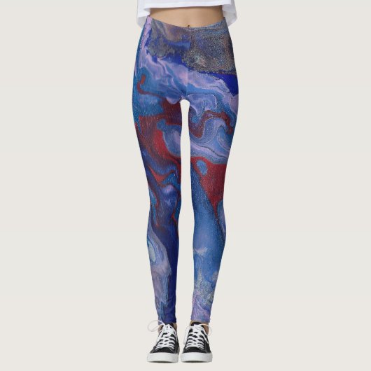 Vape Abstract Leggings (Voorkant)