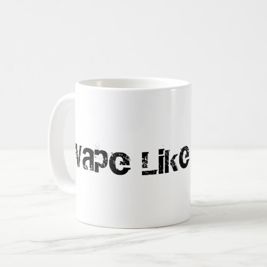Vape als een tas koffiemok (Voorkant links)