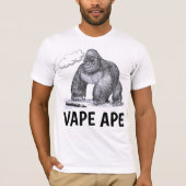 VAPE APE Funny T-Shirts (Voorkant)