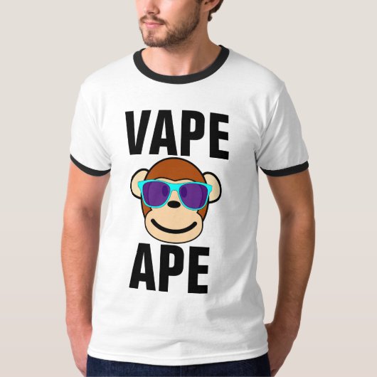 VAPE APE T-Shirts Grappige T-shirts (Voorkant)