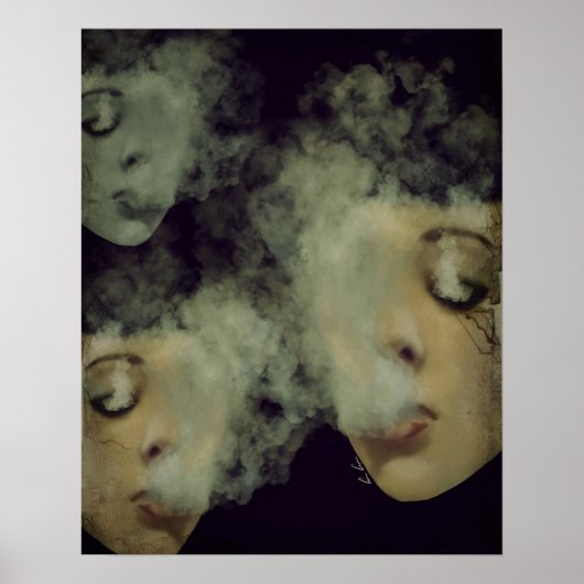 Vape-boegkunst voor vrouwen poster (Voorkant)