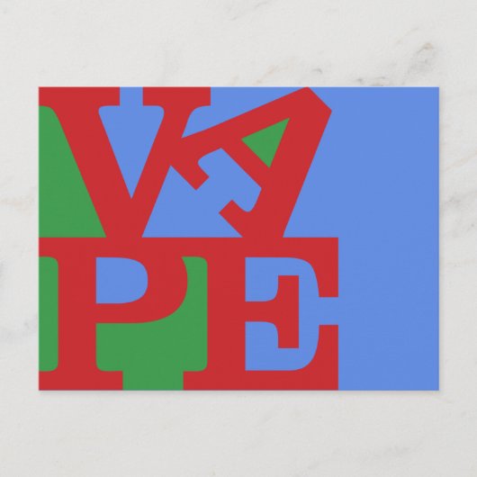 Vape-briefkaart Briefkaart (Voorkant)