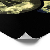 Vape Cirkel Rookwolken Poster (Hoek)