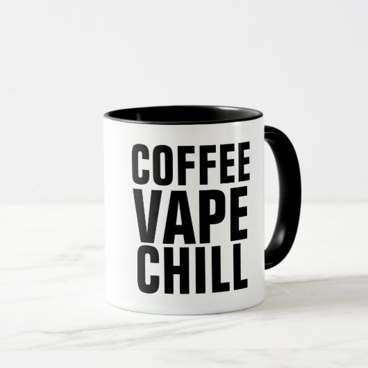 VAPE COFFEE Mugs Mok (Voorkant rechts)