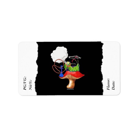 Vape | DIY E-Juice Label Hookah Vaper door VapeGoa (Voorkant)