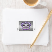 Vape | DIY E-Juice Label Paars Skull/VapeGoat (Insitu)