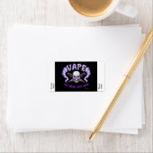 Vape | DIY E-Juice Label Paars Skull/VapeGoat (Insitu)