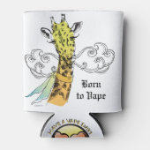 ▶ VAPE | Geboren in Vape-Giraffe door VapeGoat™ Blikjeskoeler (Voorkant)