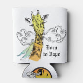▶ VAPE | Geboren in Vape-Giraffe door VapeGoat™ Blikjeskoeler (Achterkant)