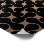 Vape Heart Retro Premium-Posters Poster (Hoek)