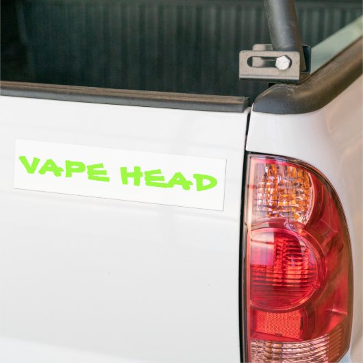 VAPE-HOOFD BUMPERSTICKER (Op Truck)