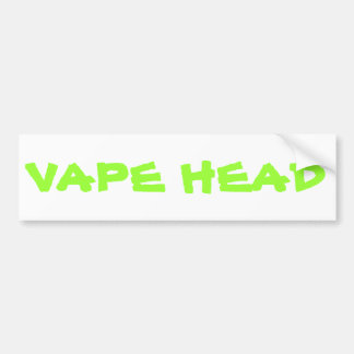VAPE-HOOFD BUMPERSTICKER