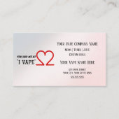 VAPE | I VAPE Business Social Media Visitekaartje (Voorkant)