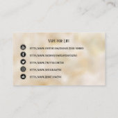 VAPE | I Vape I am Business Social Media Visitekaartje (Achterkant)