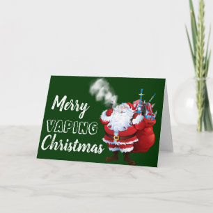 VAPE   Kerst van de pretkerst Feestdagen Kaart