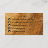 VAPE | Lederbox Mod Business Social Media Visitekaartje (Achterkant)