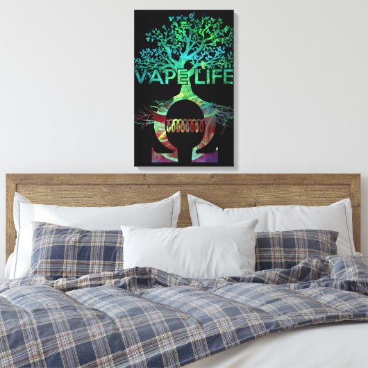 Vape Life Canvas (Insitu (Slaapkamer))