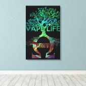 Vape Life Canvas Afdruk (Insitu (Houten vloer))