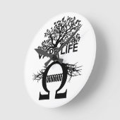 Vape Life-klok Ronde Klok (Hoek)