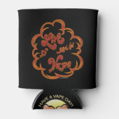 ▶ VAPE | Live en laat tape rood door VapeGoat™ Blikjeskoeler (Voorkant)