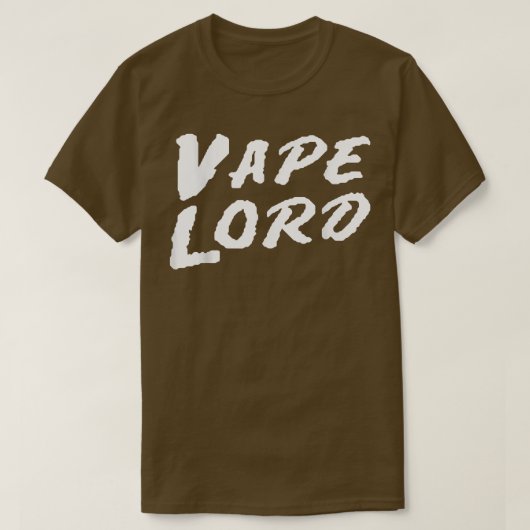 Vape Lord Funny Vaping Pen die roken Vape L remt T-shirt (Design voorkant)