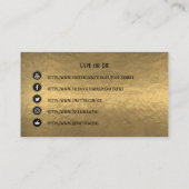 VAPE | Maatschappelijke media voor Vape Bro Bronze Visitekaartje (Achterkant)