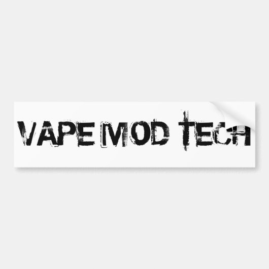 VAPE MOD-TECH BUMPERSTICKER (Voorkant)