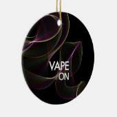 Vape op Limoen-rook Keramisch Ornament (Rechts)