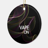 Vape op Limoen-rook Keramisch Ornament (Links)