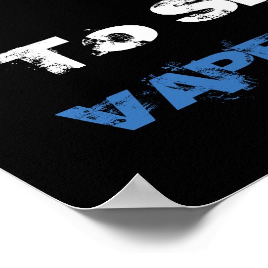 Vape op Poster van hoge kwaliteit (Hoek)