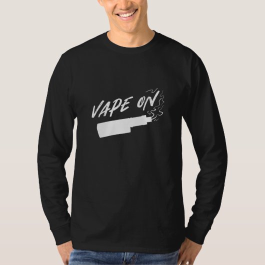 Vape op Vape-verkoper T-shirt (Voorkant)