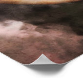 Vape Premium-Poster voor dames met clouds Poster (Hoek)