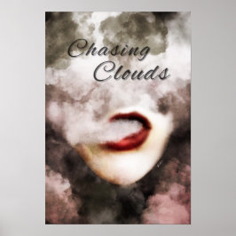 Vape Premium-Poster voor dames met clouds Poster