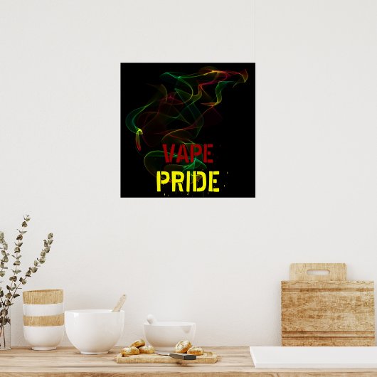 Vape Pride-Poster Poster (Keuken)