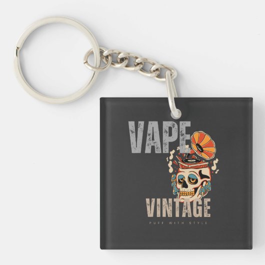 Vape : Puff met klasse! Sleutelhanger (voorkant)