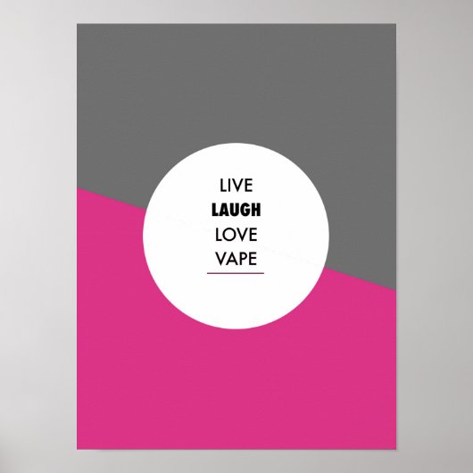 Vape Quotes Premium-Poster Poster (Voorkant)