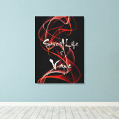 Vape Quotes Premium Verpakt Canvas (Insitu (Houten vloer))