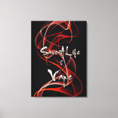 Vape Quotes Premium Verpakt Canvas Afdruk (Voorkant)