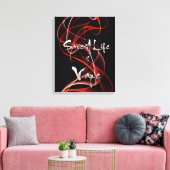 Vape Quotes Premium Verpakt Canvas Afdruk (Insitu (Woonkamer))