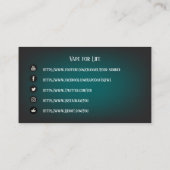 VAPE | Retro VAPE Box Business Social Media Visitekaartje (Achterkant)