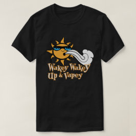 VAPE-Shirt | DARK VapeGoat™ met golven en tape T-shirt