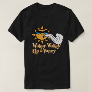 VAPE-Shirt   DARK VapeGoat™ met golven en tape T-shirt