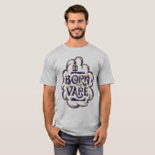 VAPE-Shirt | Geboren in Vape Blue VapeGoat™ T-shirt (Voorkant volledig)