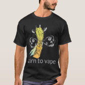 VAPE-Shirt | Geboren in Vape Giraffe DK VapeGoat™ T-shirt (Voorkant)