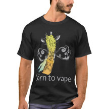 VAPE-Shirt | Geboren in Vape Giraffe DK VapeGoat™