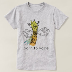 VAPE-Shirt   Geboren in Vape-Giraffe   VapeGoat™ T-shirt