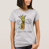 VAPE-Shirt | Geboren in Vape-Giraffe | VapeGoat™ T-shirt (Voorkant)