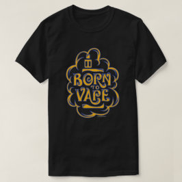 VAPE-Shirt | Geboren in Vape Gold Blue VapeGoat™ T-shirt